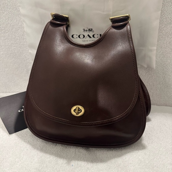 Coach brown vintage saddle bag - Picture 2 of 10